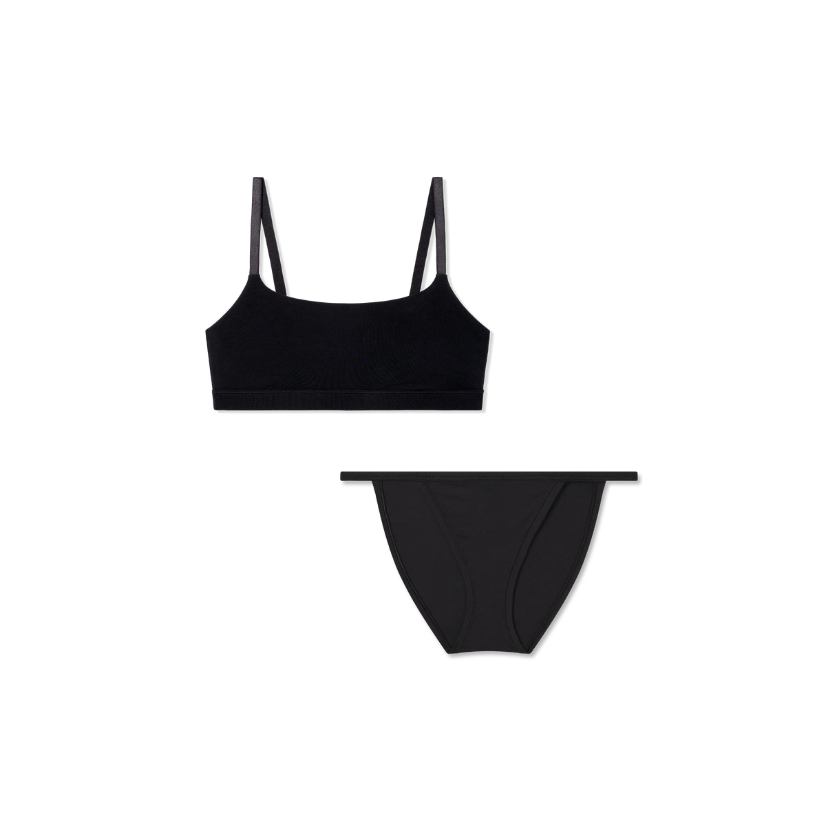 Women’s Super Soft Scoop Bralette + String Bikini Pack