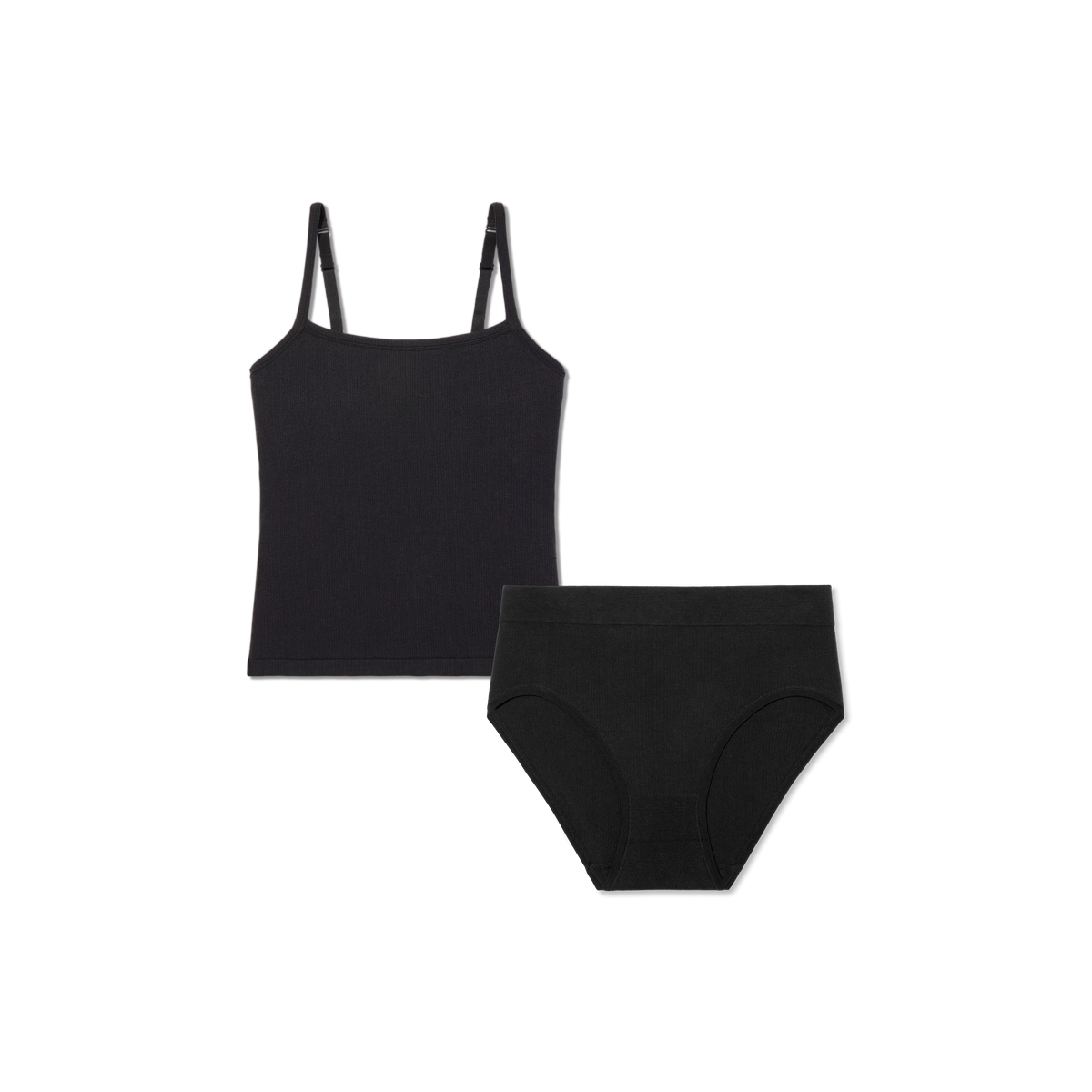 Women's Built-In Bra Seamless Cami + High Rise Brief Pack