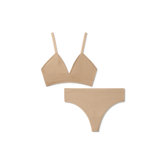 Women's Seamless Triangle Bralette + Thong Pack