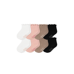 Baby Ruffle Rib Calf Sock 8-Pack (0-6 Months)