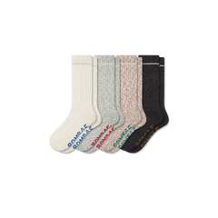 Women's Chunky Ragg Calf Sock 4-Pack