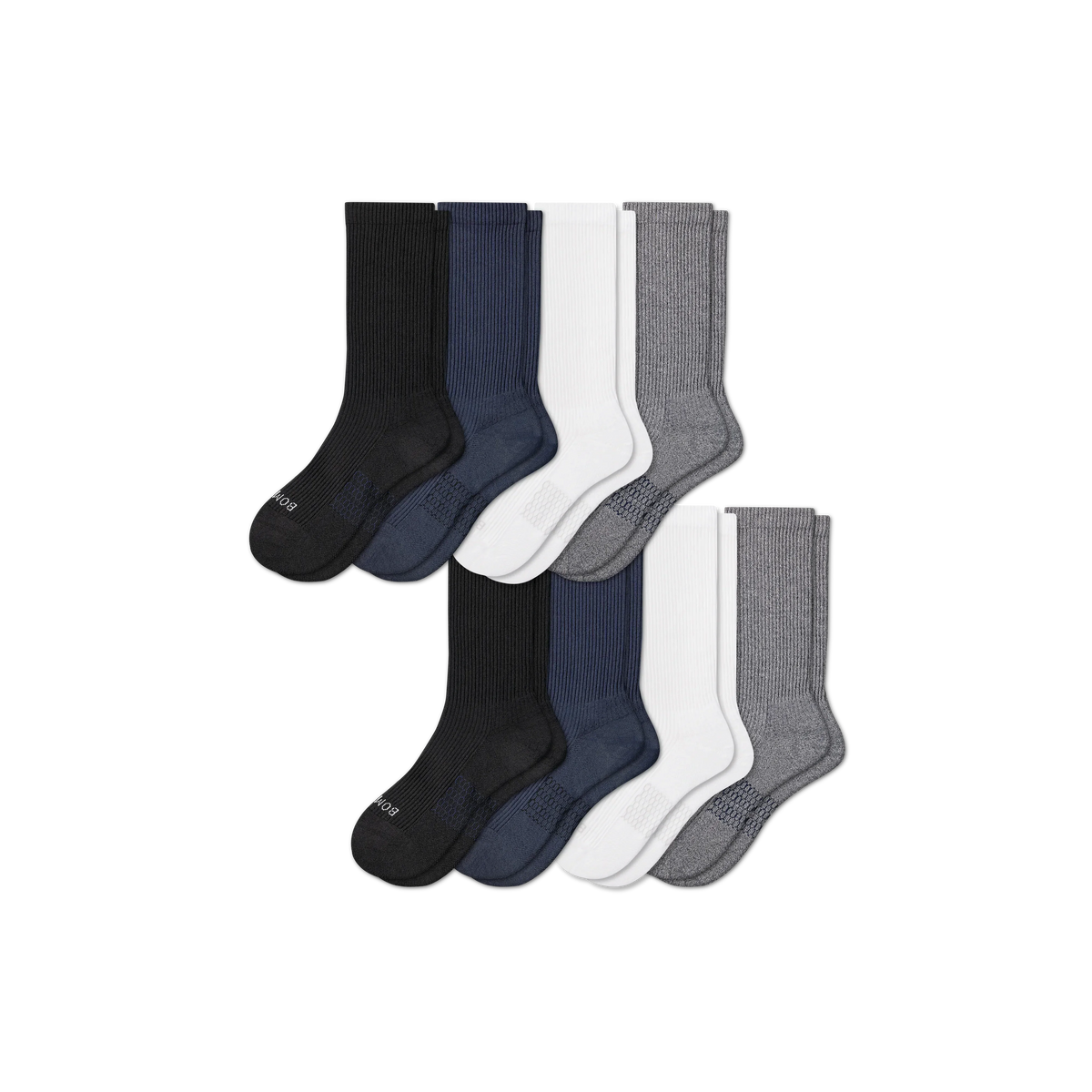 Men's Modern Rib Calf Sock 8-Pack