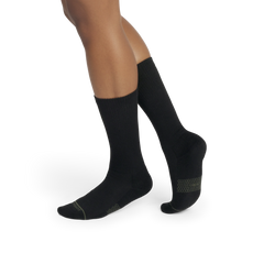 Women's Merino Wool Blend Modern Rib Calf Socks