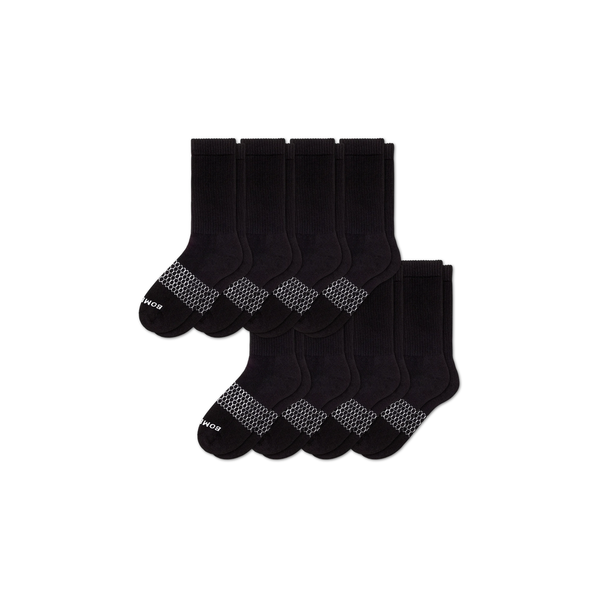 Men's Solids Calf Sock 8-Pack