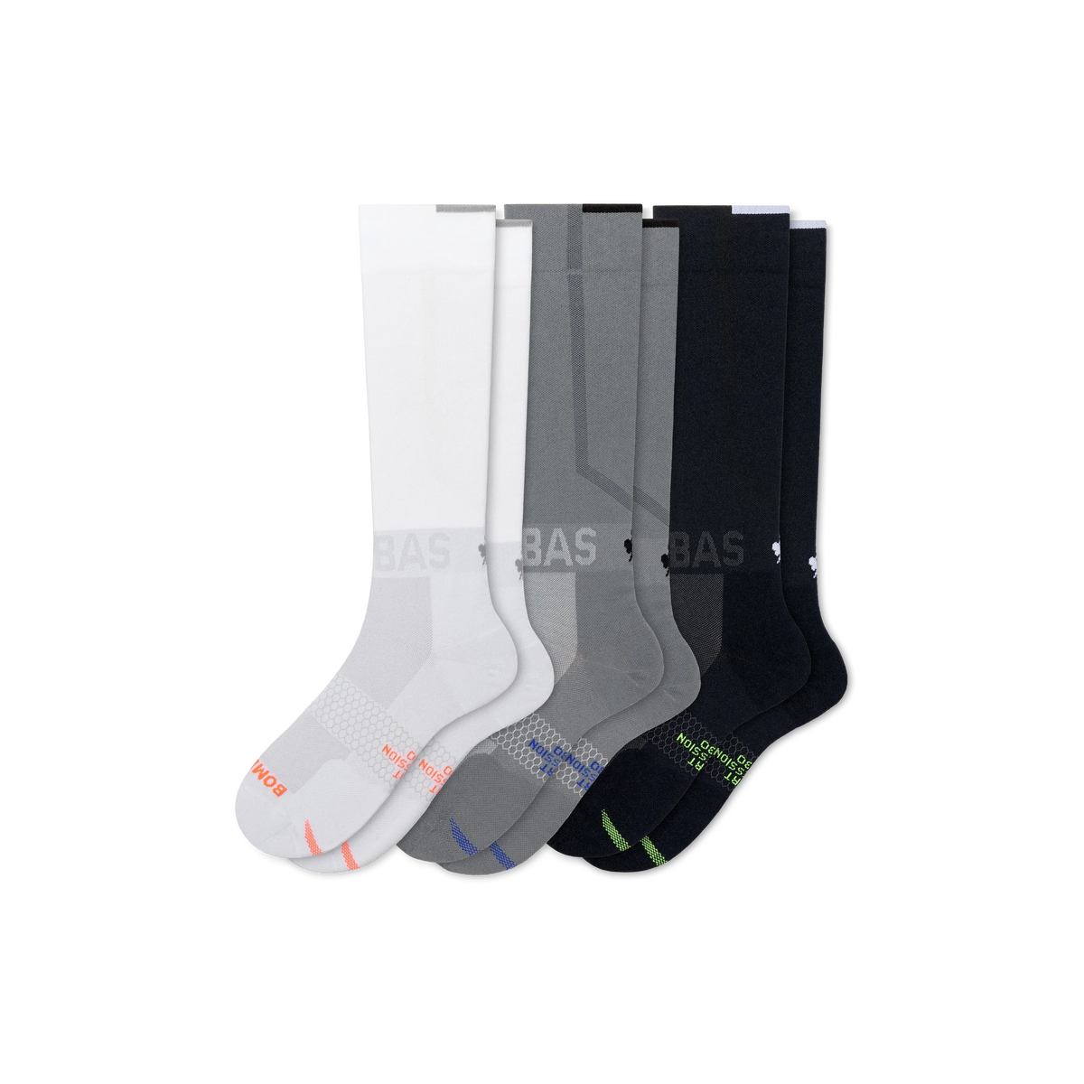Men's Sport Compression Knee High Sock 3-Pack (20-30mmHg)