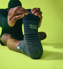 Men's Merino Wool Blend Run Quarter Socks