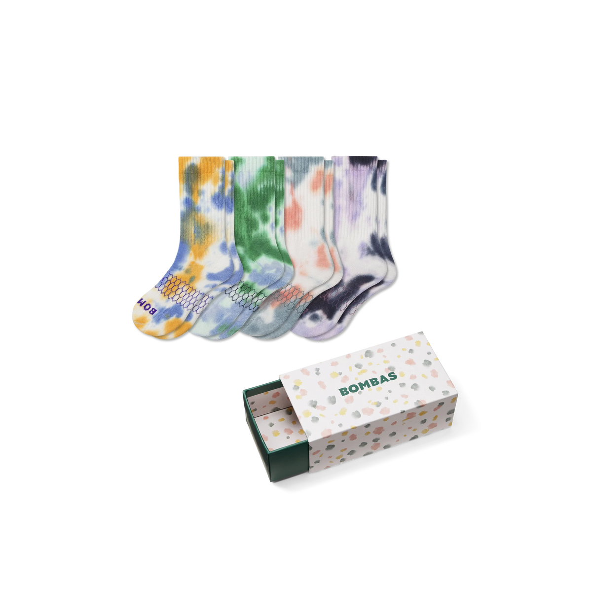 Youth Celebration Calf Sock 4-Pack Gift Box