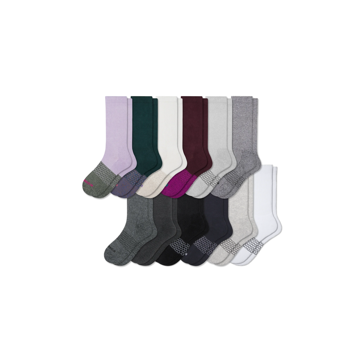 Women's Marl Calf Sock 12-Pack