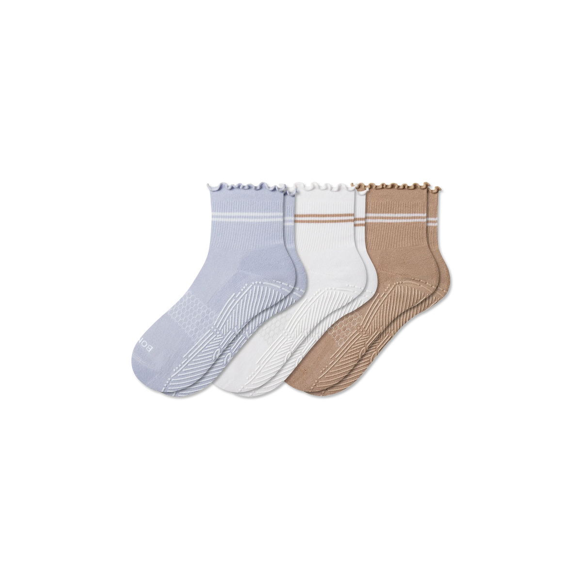 Women's Studio Gripper Quarter Sock 3-Pack