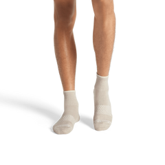 Men's Merino Wool Blend Quarter Sock 4-Pack