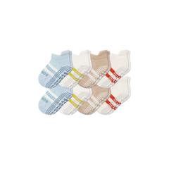 Toddler Gripper Ankle Sock 8-Pack