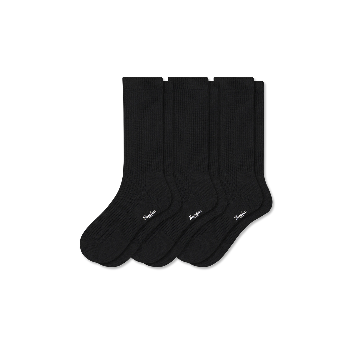 Men's Merino Cashmere Blend Fine Rib Calf Sock 3-Pack