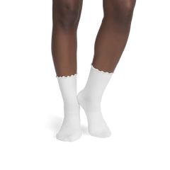 Women's Ruffle Rib Half Calf Sock 8-Pack