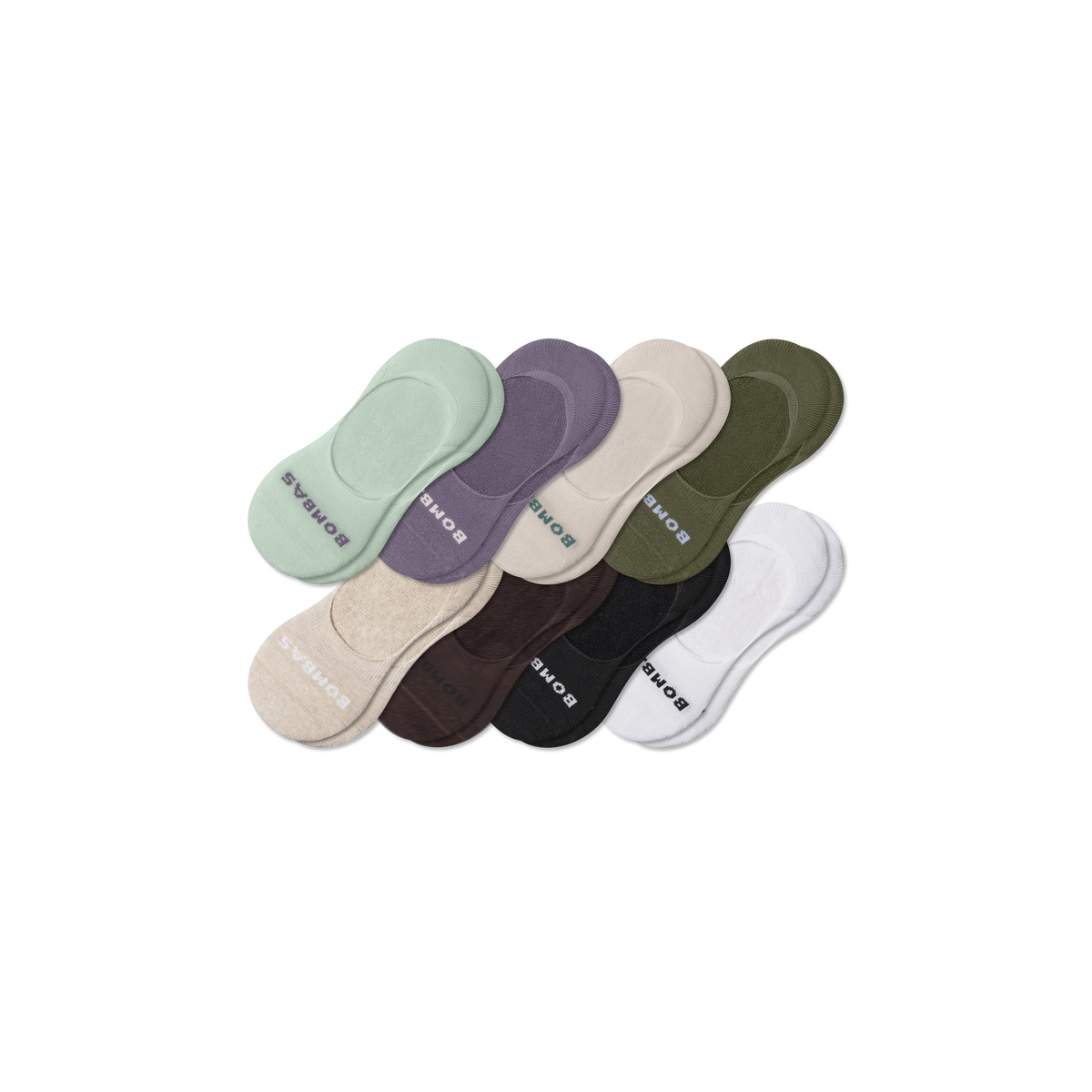 Women's Mid-Cut Cushioned No Show Sock 8-Pack